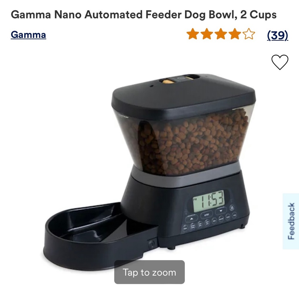 Automated feeder for cats or dogs